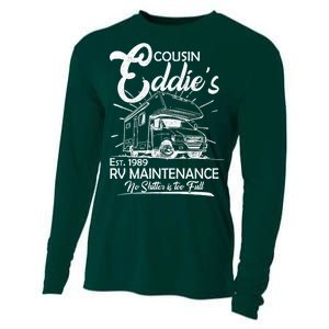 Cousin Eddie's RV Maintenance No Shitter Is Too Full Cooling Performance Long Sleeve Crew