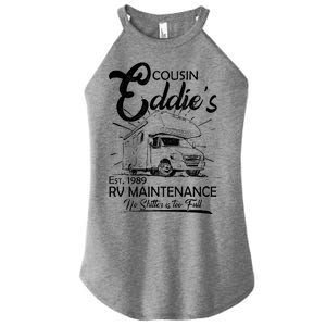 Cousin Eddie's RV Maintenance No Shitter Is Too Full Women's Perfect Tri Rocker Tank