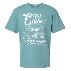 Cousin Eddie's RV Maintenance No Shitter Is Too Full Sueded Cloud Jersey T-Shirt