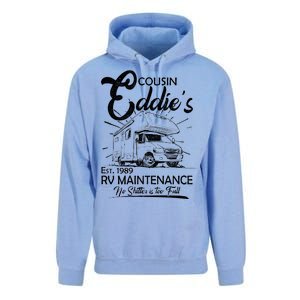 Cousin Eddie's RV Maintenance No Shitter Is Too Full Unisex Surf Hoodie