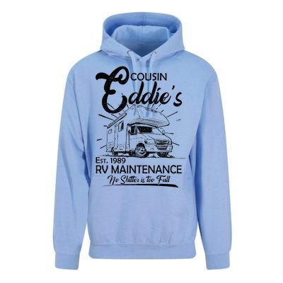 Cousin Eddie's RV Maintenance No Shitter Is Too Full Unisex Surf Hoodie