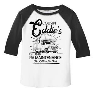 Cousin Eddie's RV Maintenance No Shitter Is Too Full Toddler Fine Jersey T-Shirt