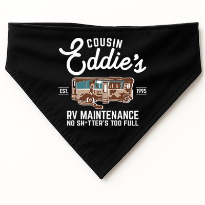 Cousin Eddie's RV Maintenance Shitters Too Full USA-Made Doggie Bandana