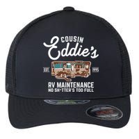 Cousin Eddie's RV Maintenance Shitters Too Full Flexfit Unipanel Trucker Cap