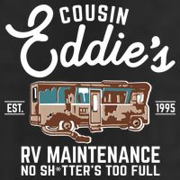 Cousin Eddie's RV Maintenance Shitters Too Full Adult Drive Performance Visor