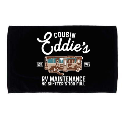 Cousin Eddie's RV Maintenance Shitters Too Full Microfiber Hand Towel