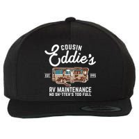 Cousin Eddie's RV Maintenance Shitters Too Full Wool Snapback Cap
