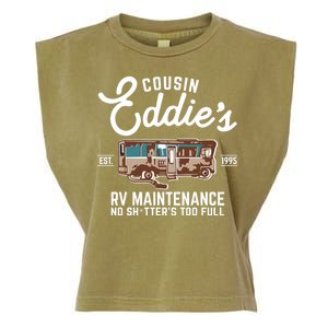 Cousin Eddie's RV Maintenance Shitters Too Full Garment-Dyed Women's Muscle Tee