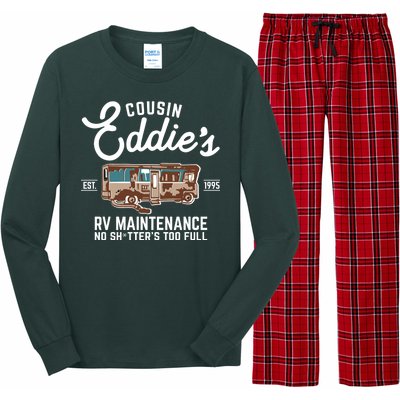 Cousin Eddie's RV Maintenance Shitters Too Full Long Sleeve Pajama Set