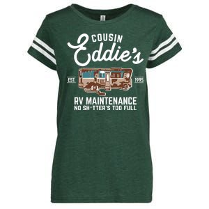 Cousin Eddie's RV Maintenance Shitters Too Full Enza Ladies Jersey Football T-Shirt