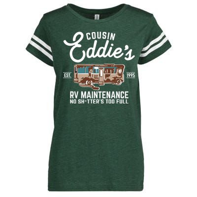 Cousin Eddie's RV Maintenance Shitters Too Full Enza Ladies Jersey Football T-Shirt