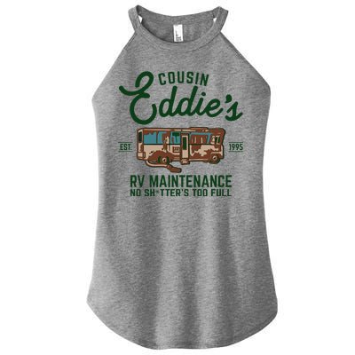 Cousin Eddie's RV Maintenance Shitters Too Full Women's Perfect Tri Rocker Tank