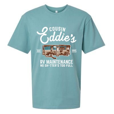 Cousin Eddie's RV Maintenance Shitters Too Full Sueded Cloud Jersey T-Shirt