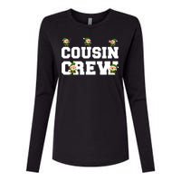 Cousin Elf Crew Womens Cotton Relaxed Long Sleeve T-Shirt