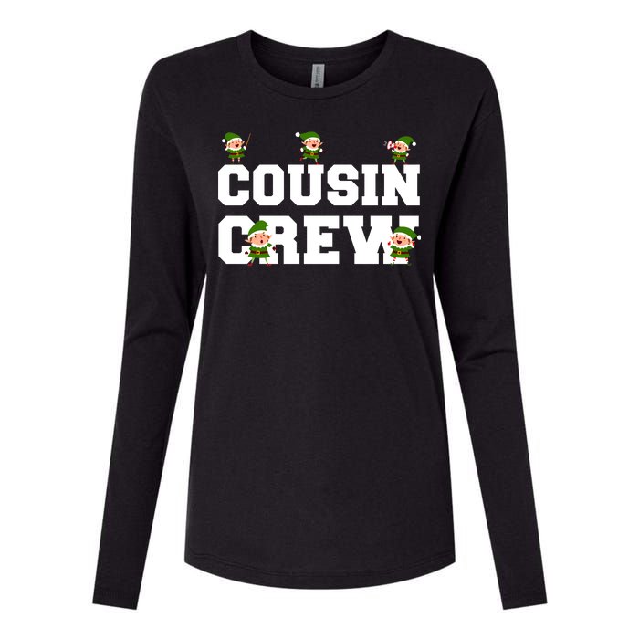 Cousin Elf Crew Womens Cotton Relaxed Long Sleeve T-Shirt