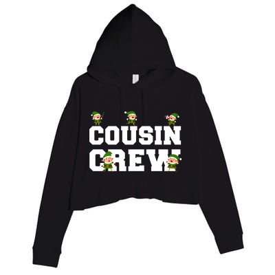 Cousin Elf Crew Crop Fleece Hoodie