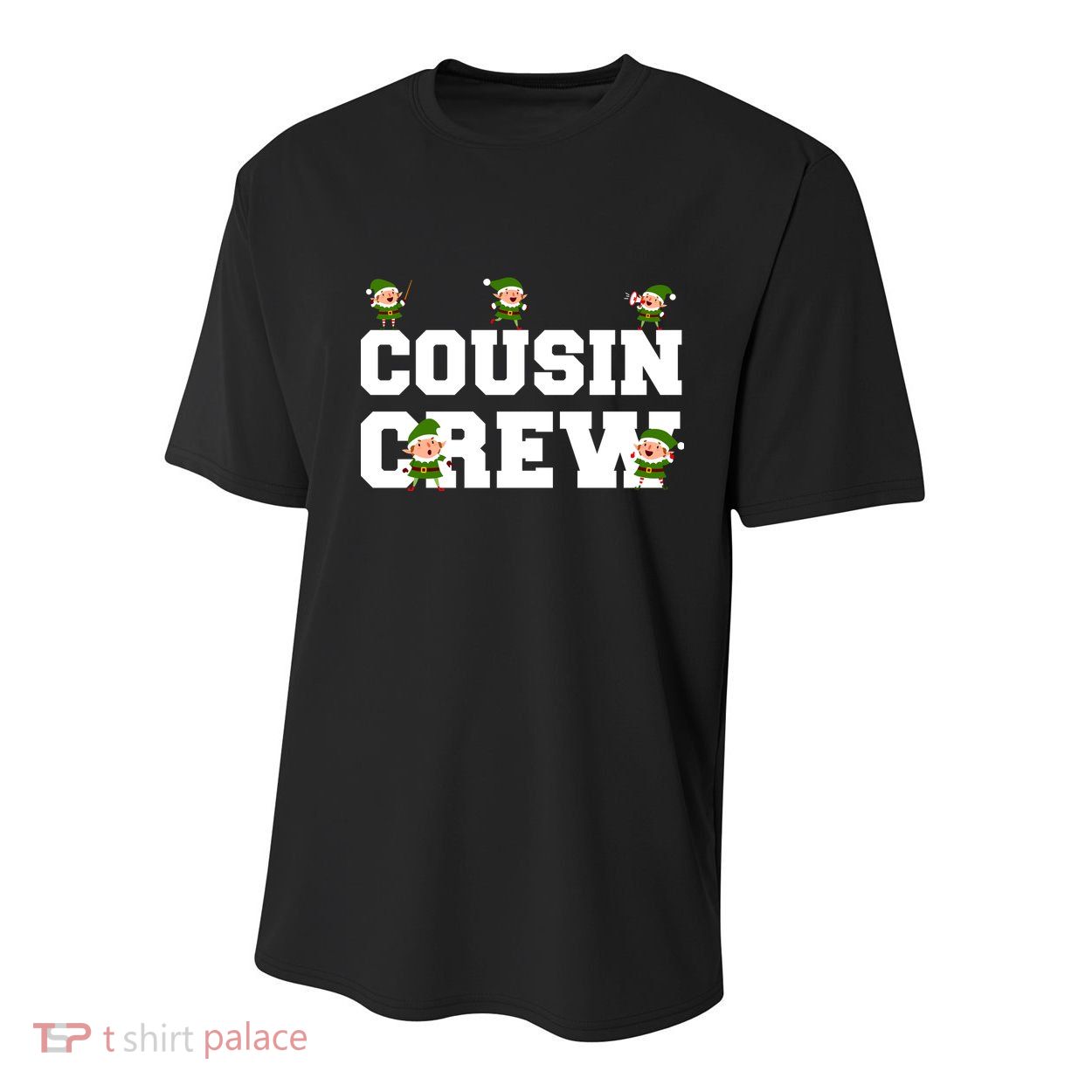 Cousin Elf Crew Youth Performance Sprint T-Shirt