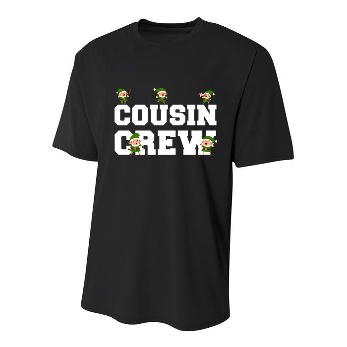 Cousin Elf Crew Youth Performance Sprint T-Shirt