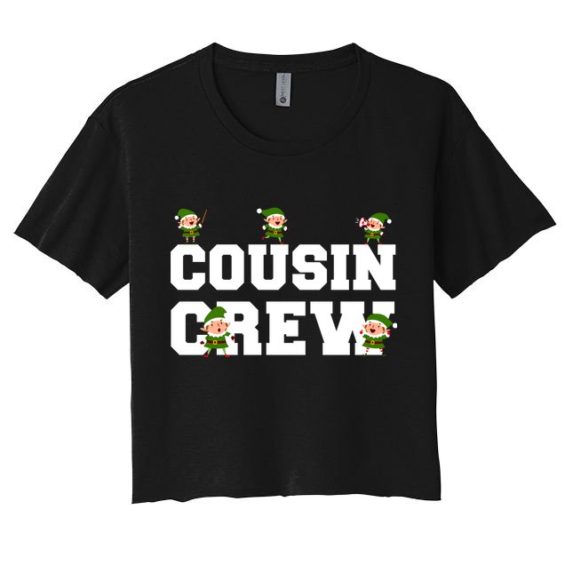 Cousin Elf Crew Crop Top