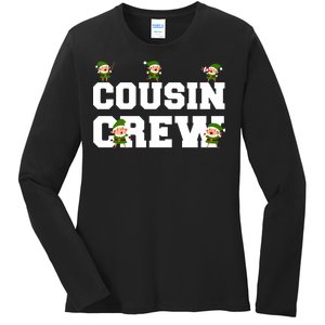 Cousin Elf Crew Ladies Long Sleeve Shirt