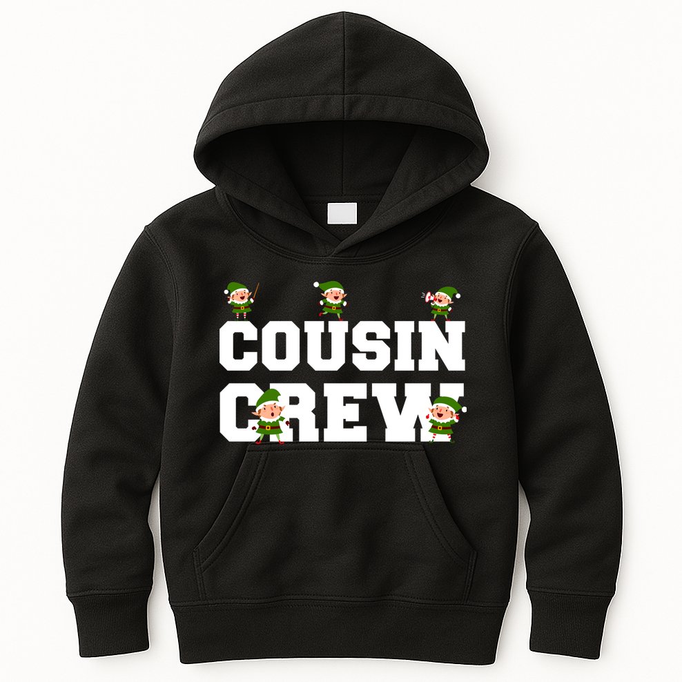 Cousin Elf Crew Kids Hoodie