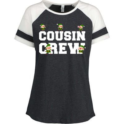 Cousin Elf Crew Enza Ladies Jersey Colorblock Tee