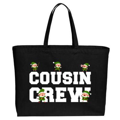 Cousin Elf Crew Cotton Canvas Jumbo Tote