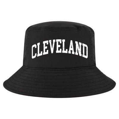 Cleveland Ohio Vintage Worn Design Classic Cool Comfort Performance Bucket Hat