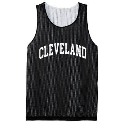 Cleveland Ohio Vintage Worn Design Classic Mesh Reversible Basketball Jersey Tank