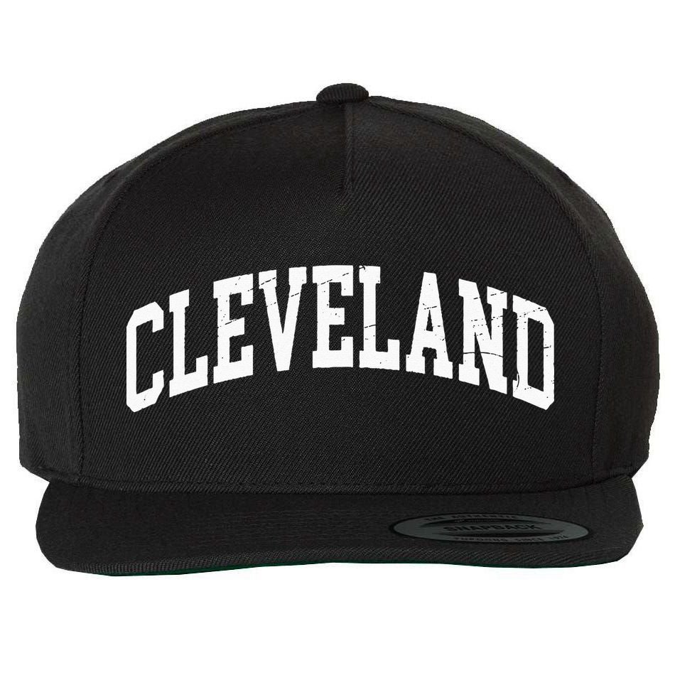 Cleveland Ohio Vintage Worn Design Classic Wool Snapback Cap