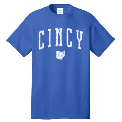 Cincy Ohio Vintage City Gift Tall T-Shirt