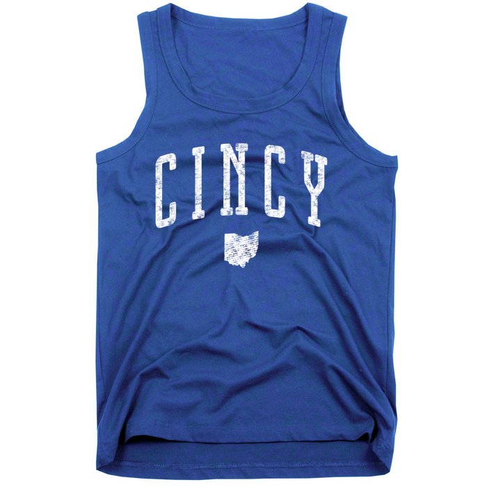 Cincy Ohio Vintage City Gift Tank Top