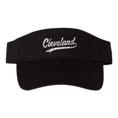 Cleveland Oh Vintage Baseball Sports Script Visor