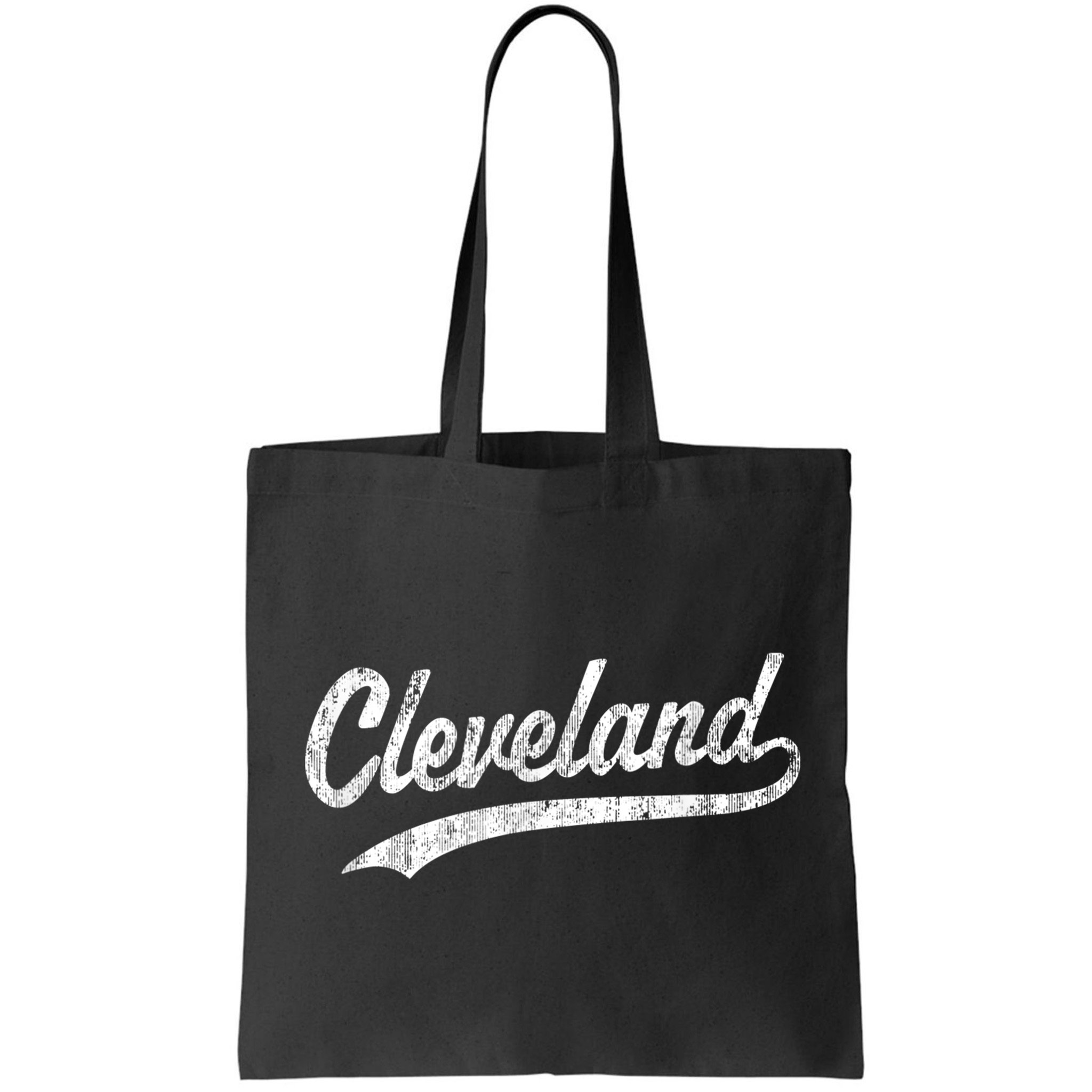 Cleveland OH Vintage Baseball Sports Script Bag