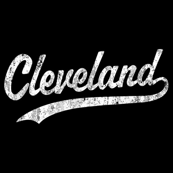 Cleveland OH Vintage Baseball Sports Script Bag