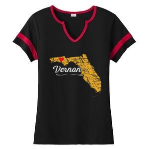 City Of Vernon Florida Fl Merch Souvenir Graphic Ladies Halftime Notch Neck Tee