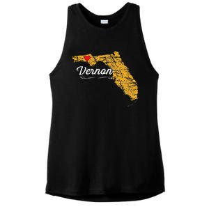 City Of Vernon Florida Fl Merch Souvenir Graphic Ladies PosiCharge Tri-Blend Wicking Tank