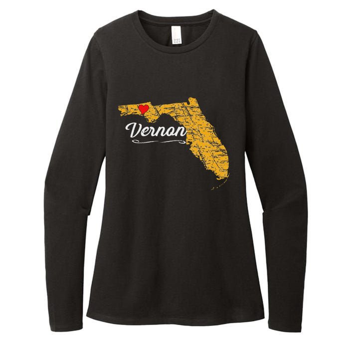 City Of Vernon Florida Fl Merch Souvenir Graphic Womens CVC Long Sleeve Shirt