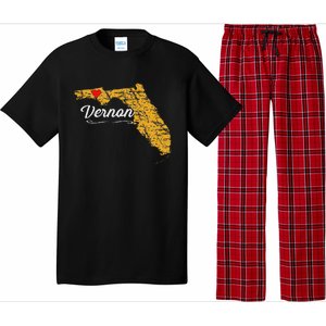 City Of Vernon Florida Fl Merch Souvenir Graphic Pajama Set