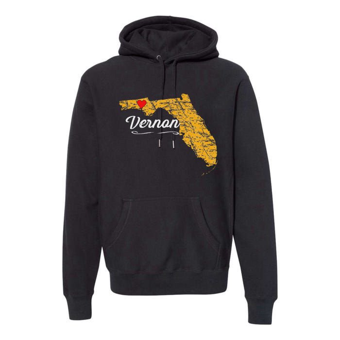 City Of Vernon Florida Fl Merch Souvenir Graphic Premium Hoodie