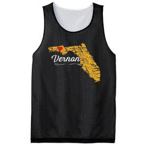 City Of Vernon Florida Fl Merch Souvenir Graphic Mesh Reversible Basketball Jersey Tank