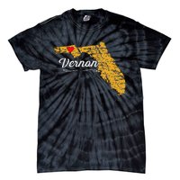 City Of Vernon Florida Fl Merch Souvenir Graphic Tie-Dye T-Shirt