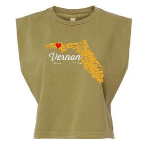 City Of Vernon Florida Fl Merch Souvenir Graphic Garment-Dyed Women's Muscle Tee