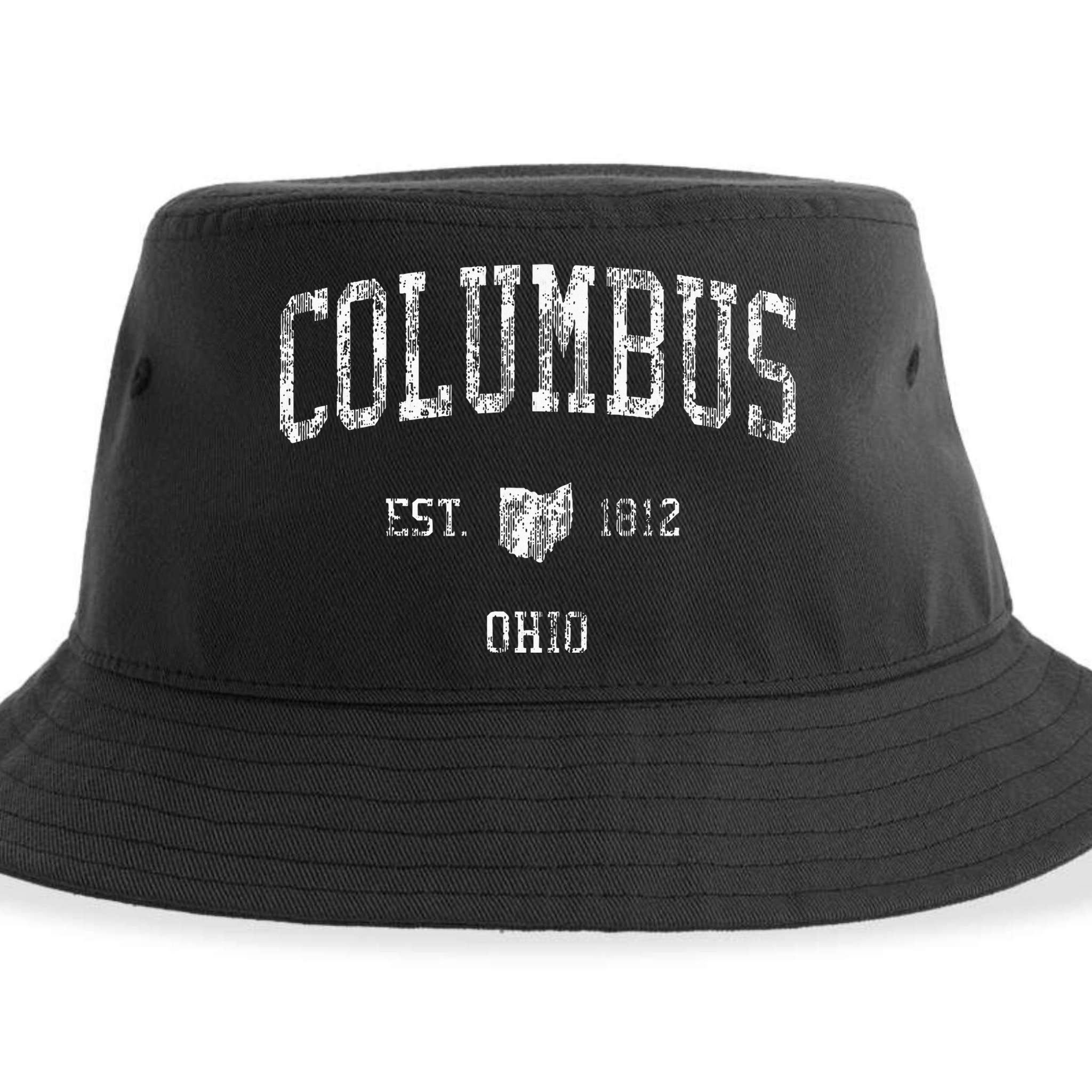 Columbus Ohio Vintage Sports Columbus Oh Sustainable Bucket Hat
