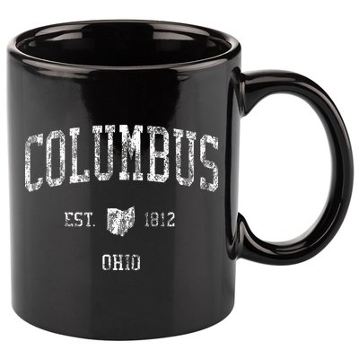 Columbus Ohio Vintage Sports Columbus Oh 11oz C Handle Ceramic Mug