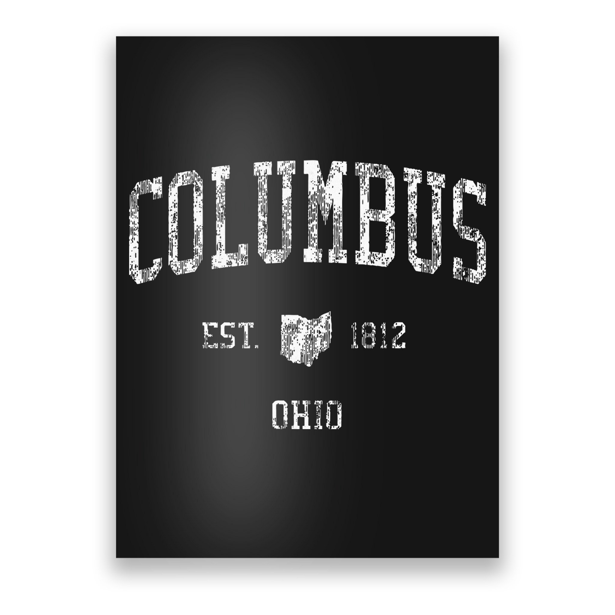 Columbus Ohio Vintage Sports Columbus Oh Poster