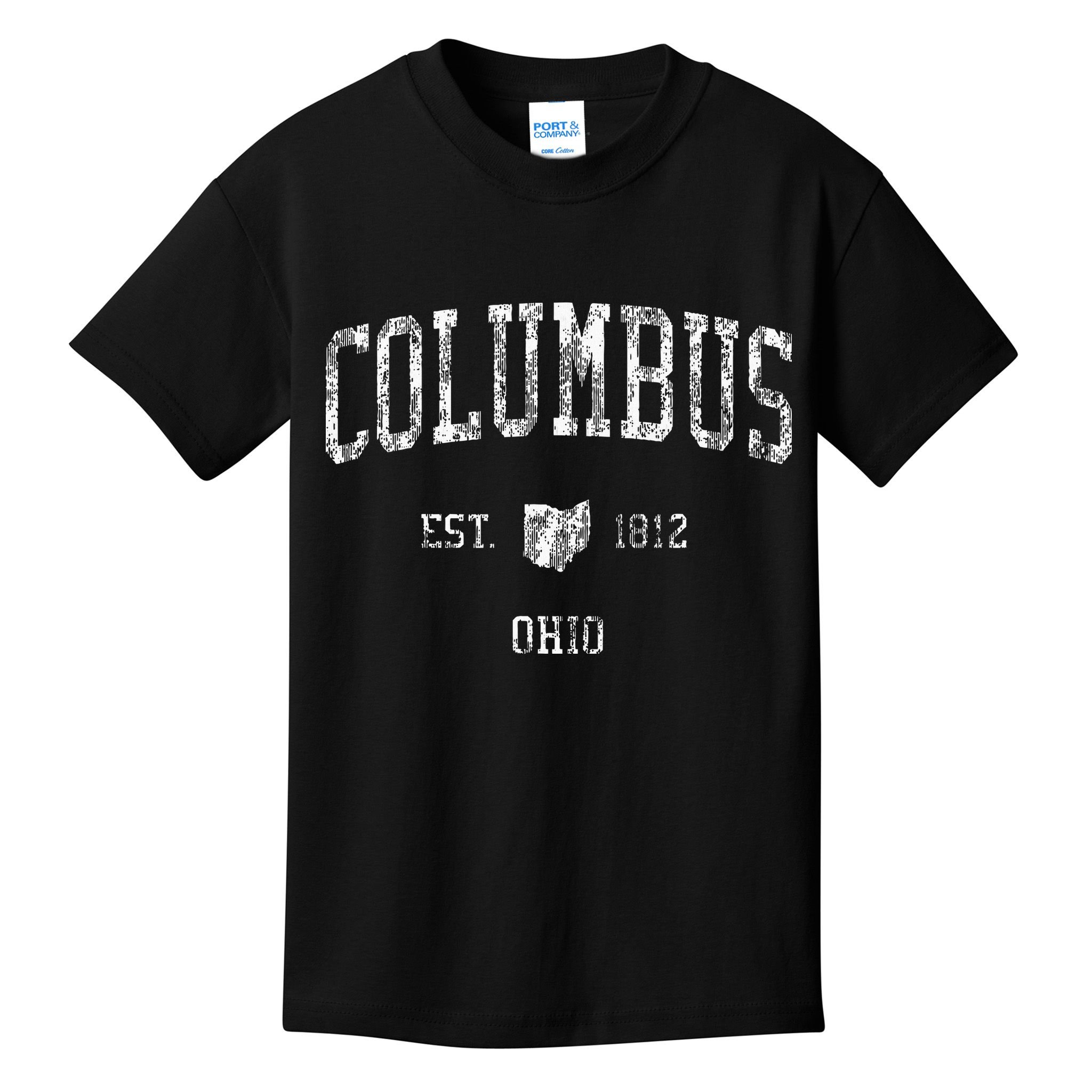 Columbus Ohio Vintage Sports Columbus Oh Kids T-Shirt