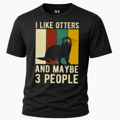 Cool Otter Vintage Sea Otter Lover Funny Otter Pun Gift Performance Shirt