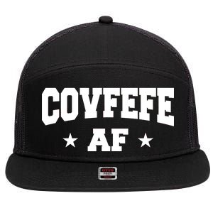 Covfefe AF Stars 7 Panel Mesh Trucker Snapback Hat