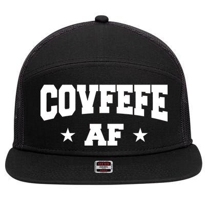 Covfefe AF Stars 7 Panel Mesh Trucker Snapback Hat